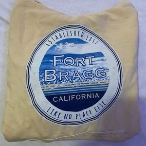 Light yellow cali hoodie